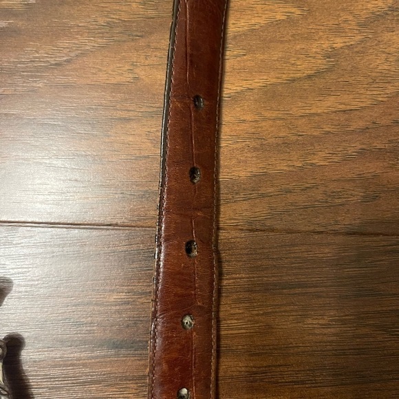 Brighton Brown Leather Belt Size L - Picture 4 of 5